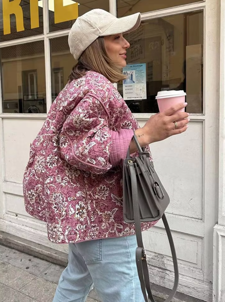 Women's Warm and Stylish Insulated Jacket for Fall and Winter