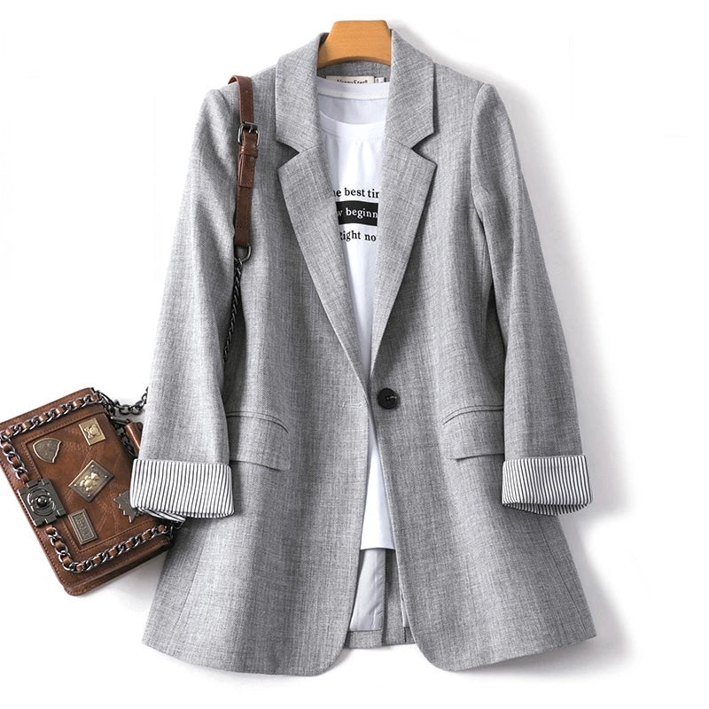 Women's Relaxed Long Sleeve Blazer