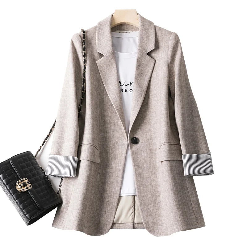 Women's Relaxed Long Sleeve Blazer