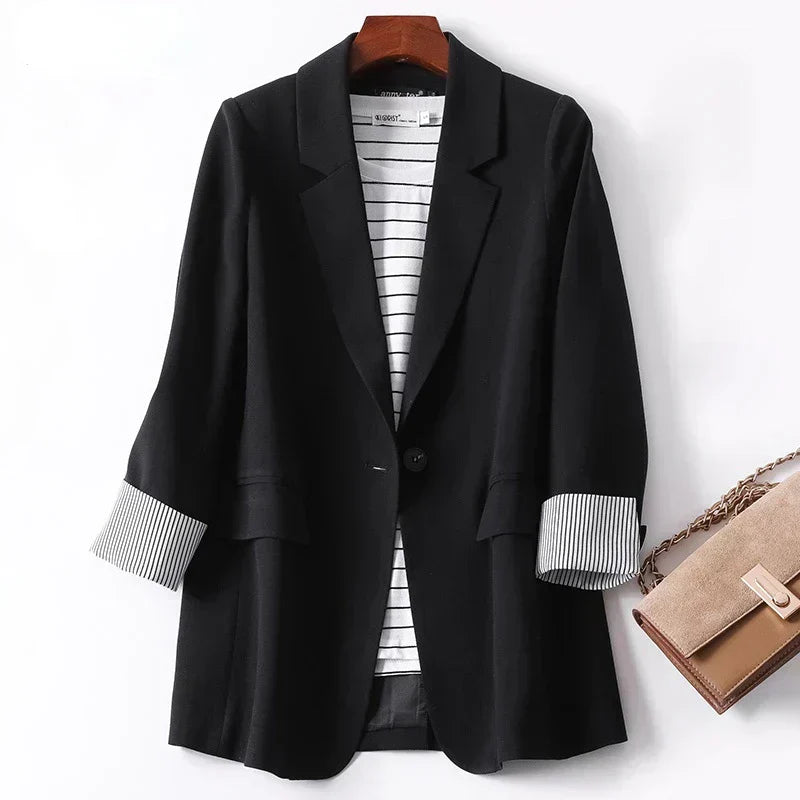 Women's Relaxed Long Sleeve Blazer
