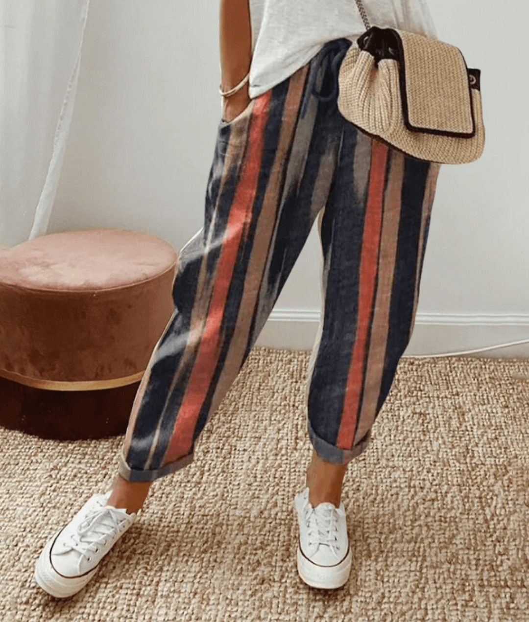 Stylish Cotton-Linen Pants