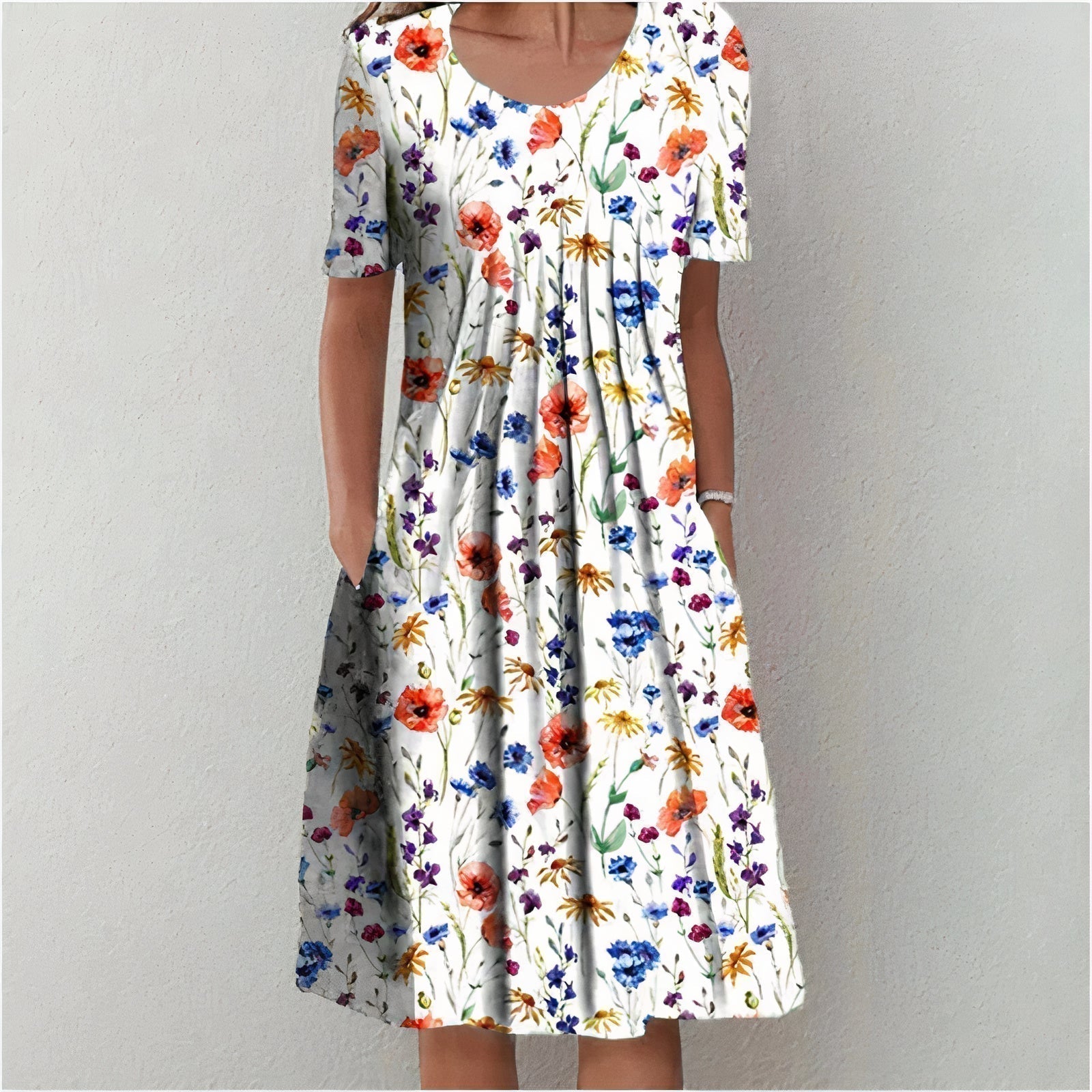 Ulla Cotton Summer Maxi Dress