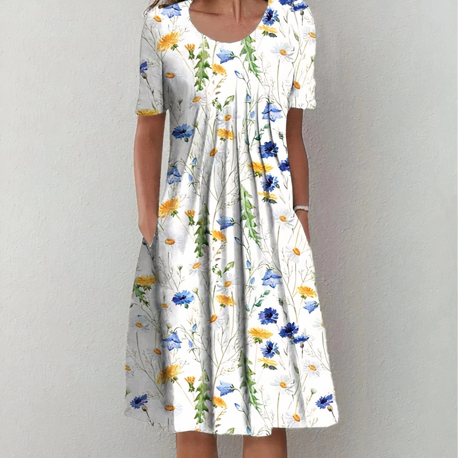 Ulla Cotton Summer Maxi Dress